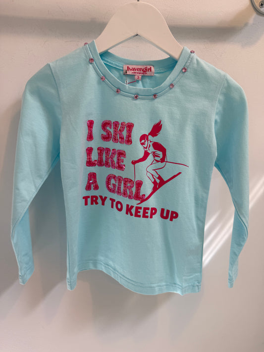 Ski Like a Girl Tee
