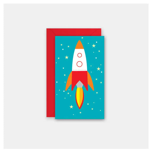 Rocket Ship Card