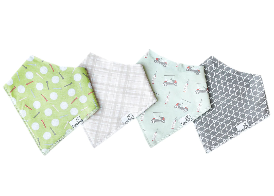 4 Pack Bib Sets 180 BABY GEAR Copper Pearl Bogey
