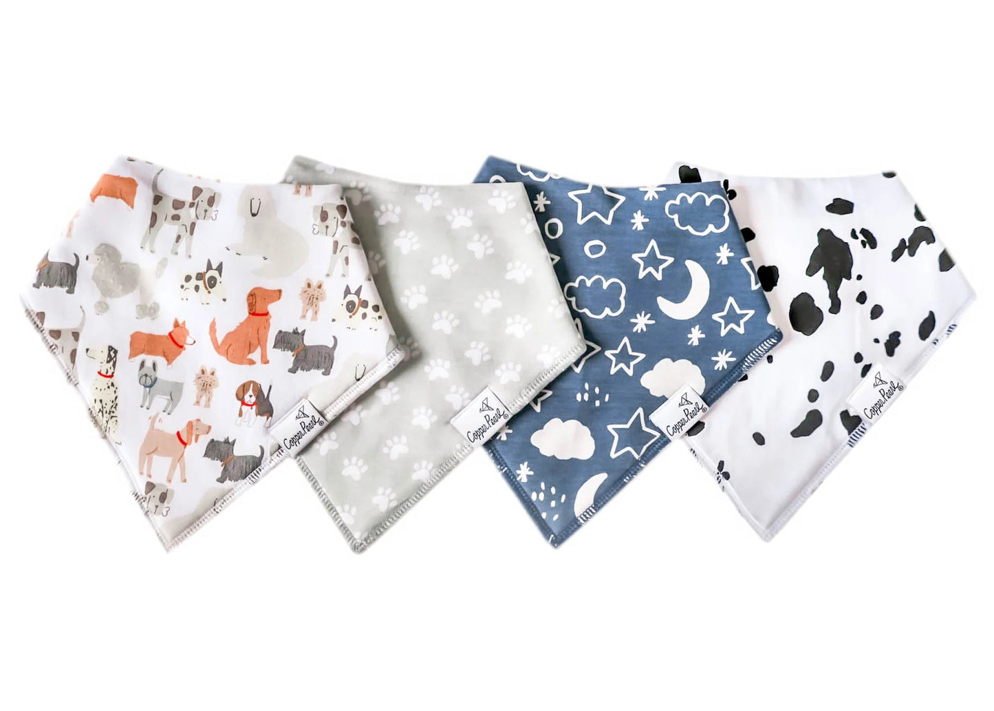 4 Pack Bib Sets 180 BABY GEAR Copper Pearl Rufus