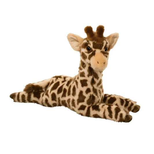 Detailed DLux giraffe plush with expressive features