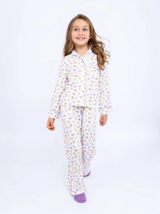 Rainbow Sloths Pajama Set