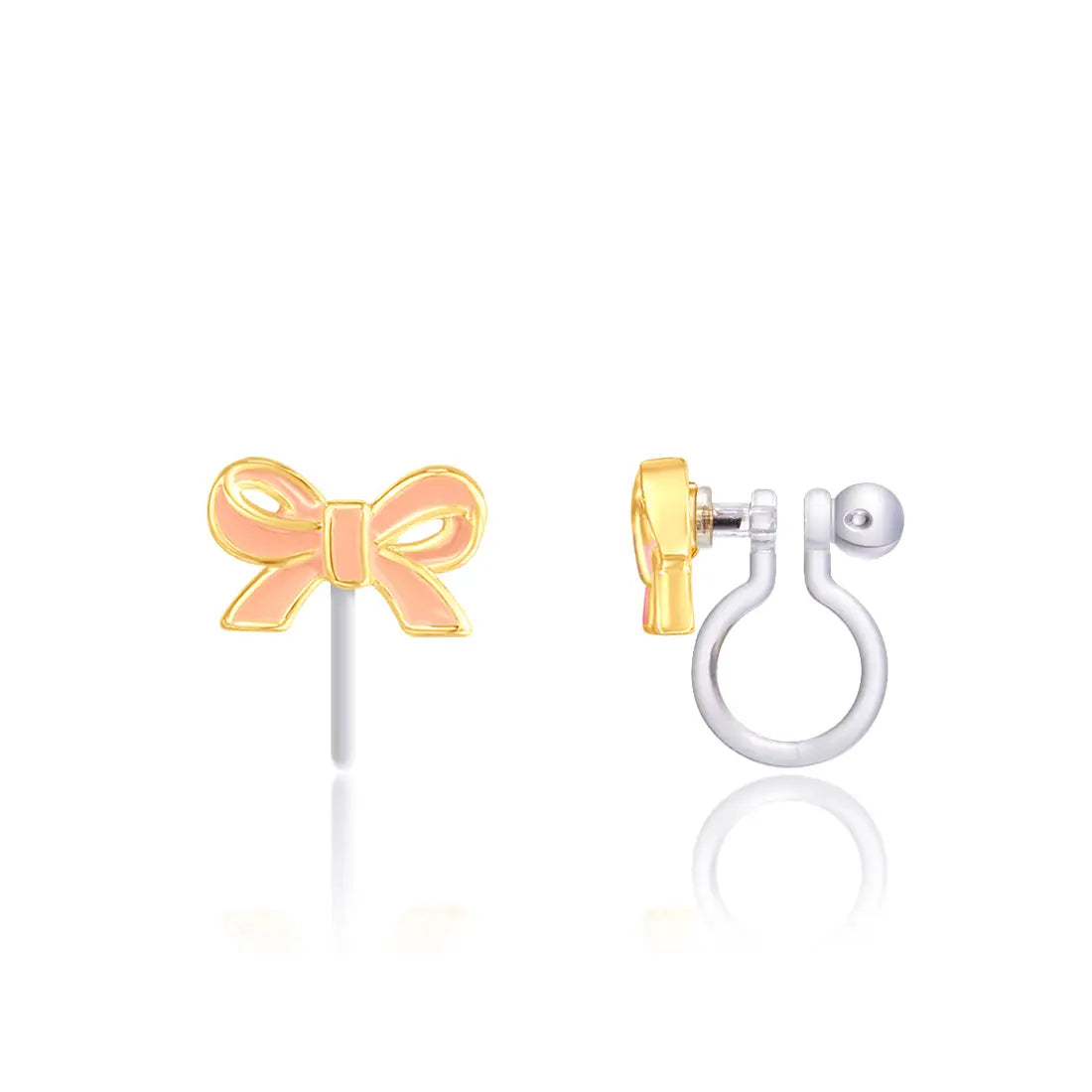 Pretty Pink Bow Earrings