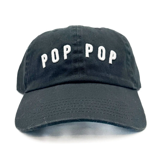 Pop Pop Hat - Black