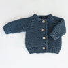 Blue Slate Stitch Cardigan