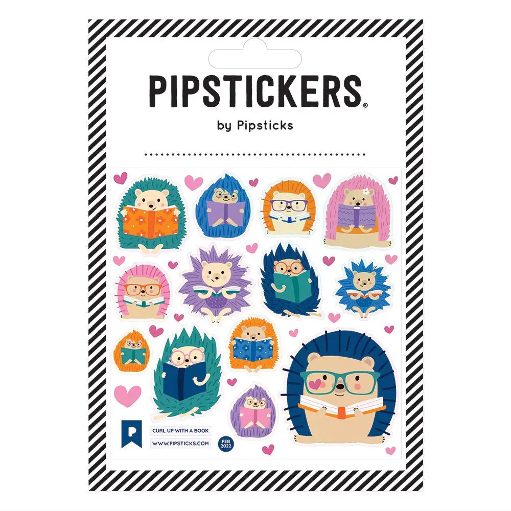 Curl up Book Sticker Sheet