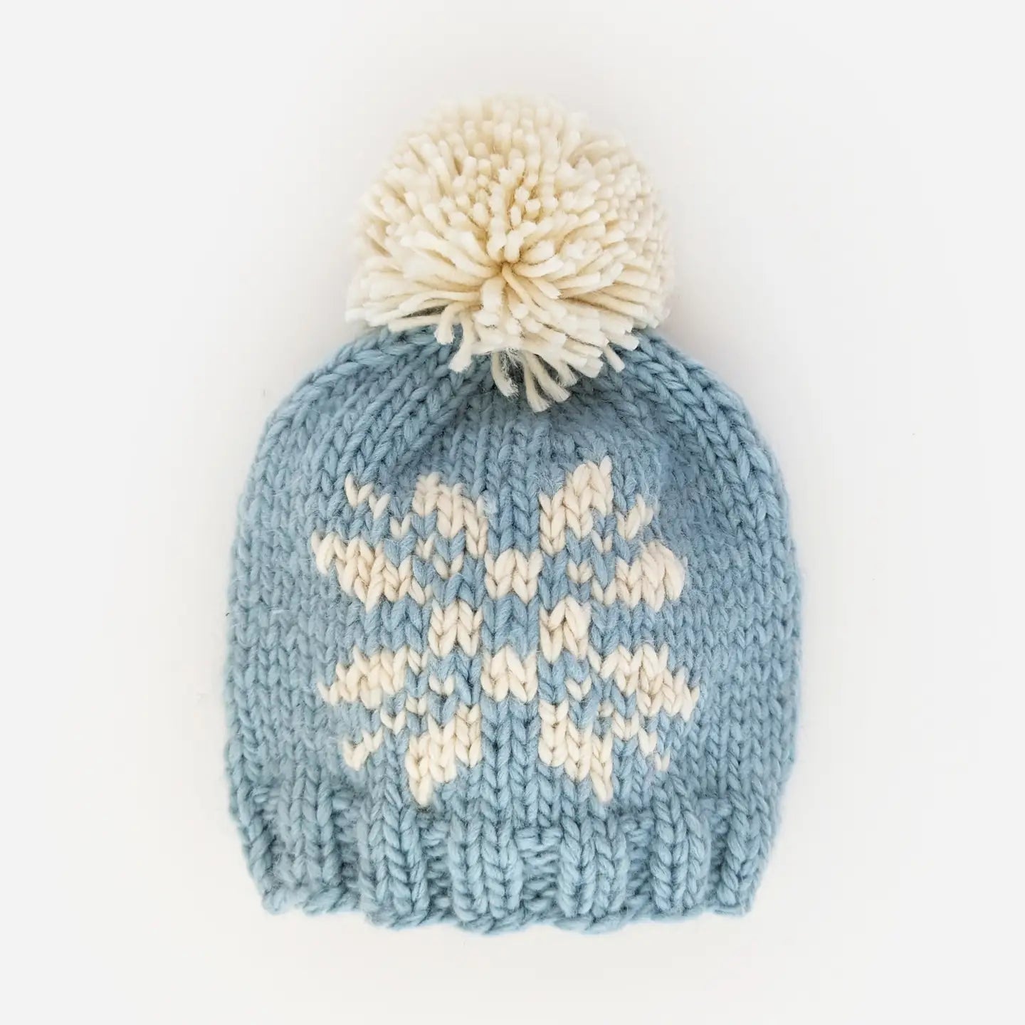 Snowflake Blue Beanie Hat