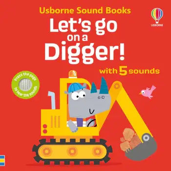 Let's Go on a Digger Sound Book