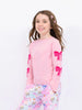 Pink Bows Pajama Top
