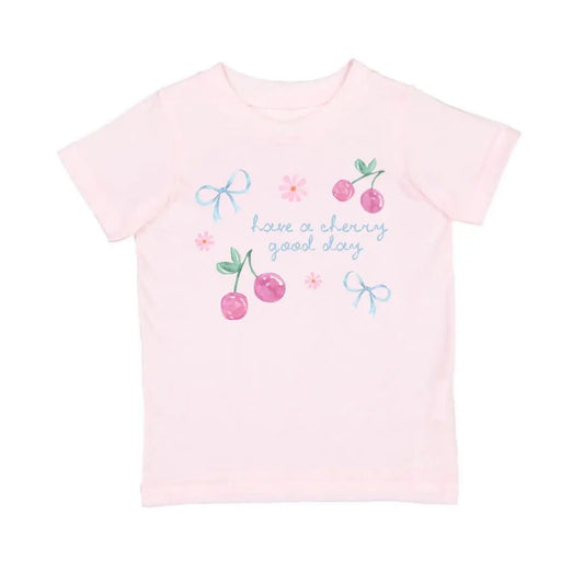 Cherry Good Day Pink Tee