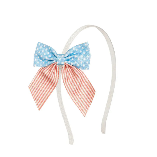 Patriotic Bow Headband