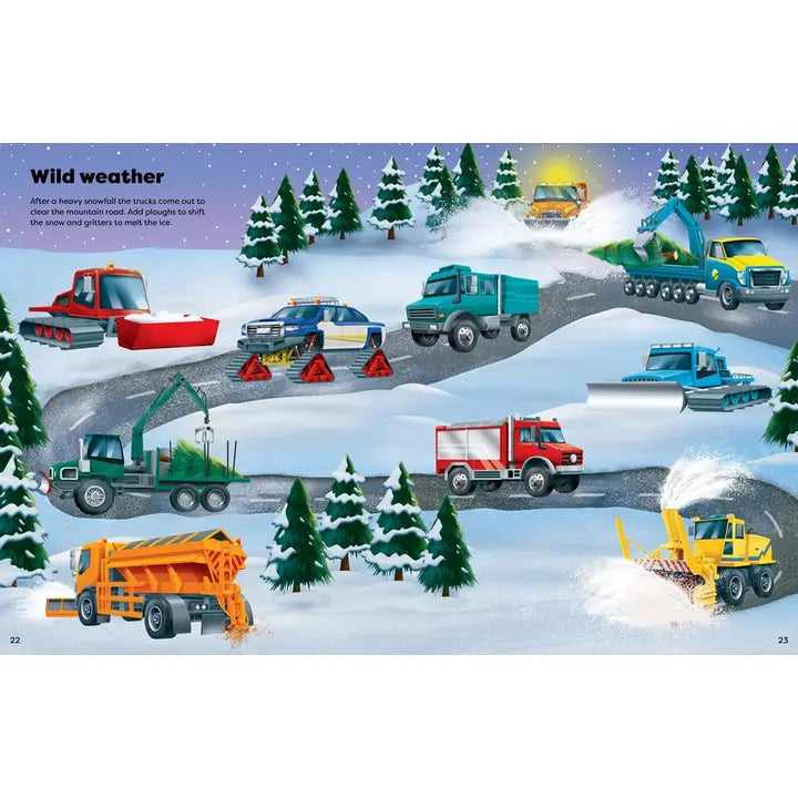 Big Sticker Book of Trucks
