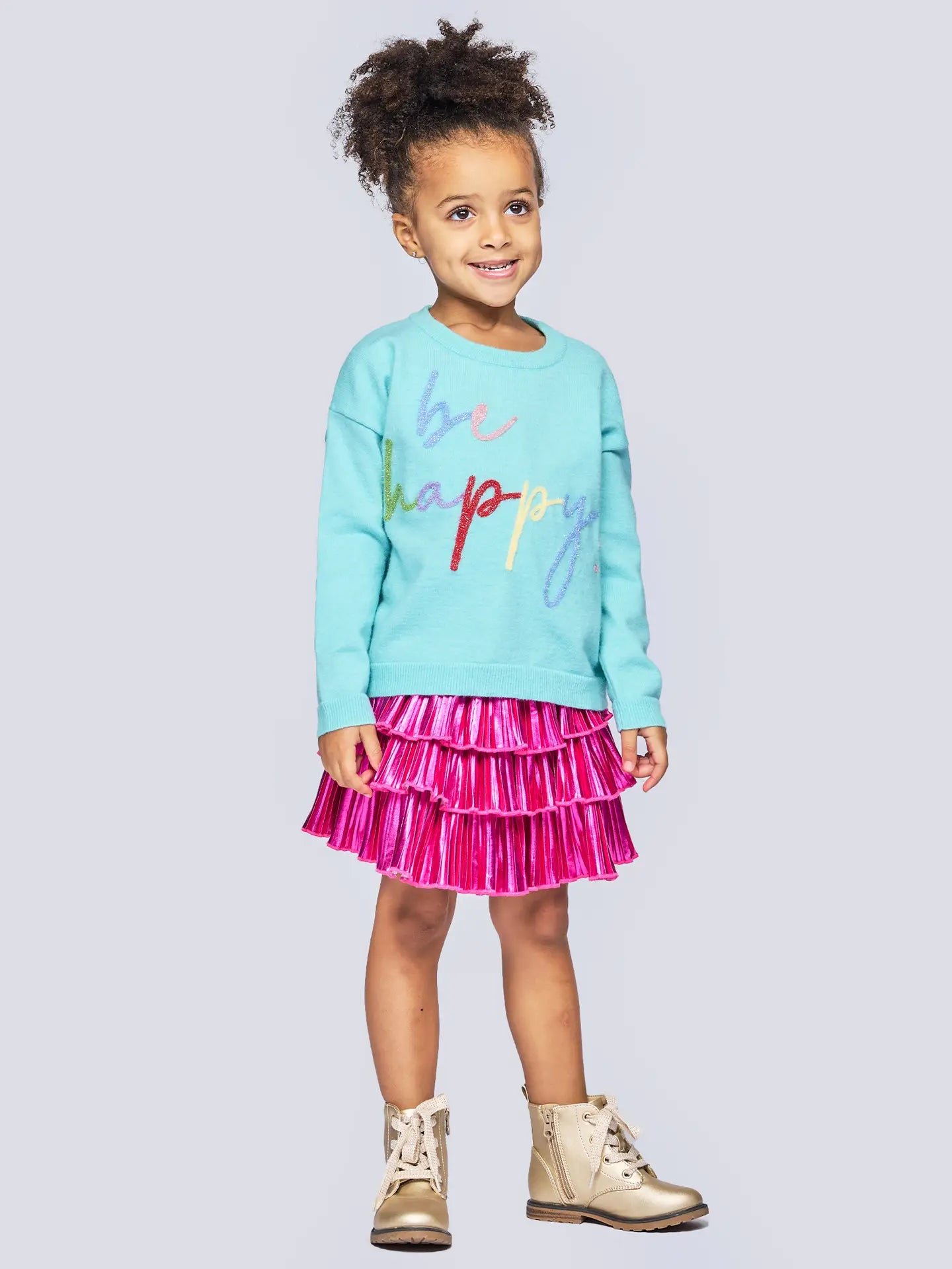 Be Happy Tinsel Sweater
