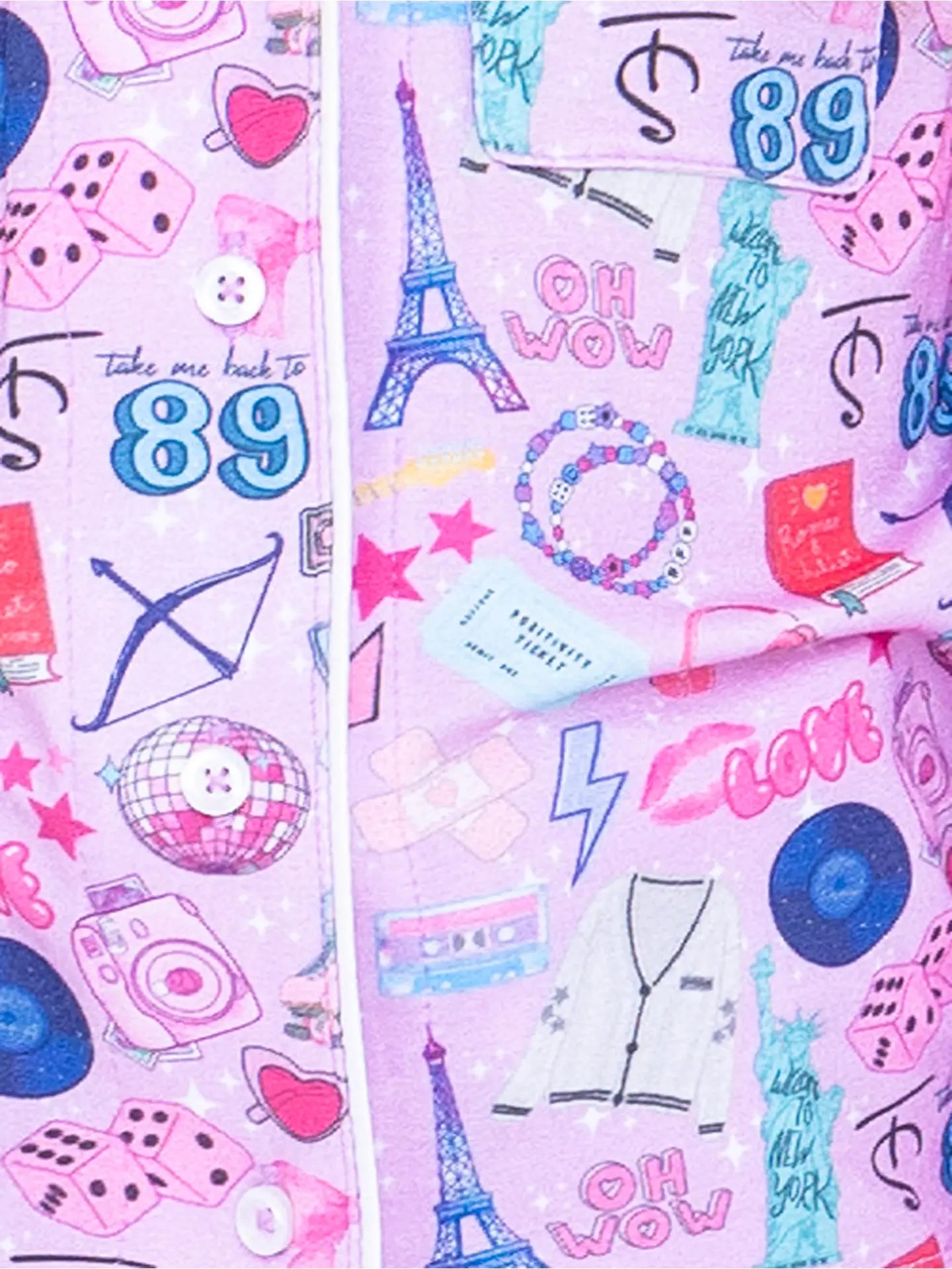 Travel Abroad Pajama Set