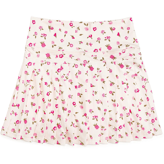 Floral patterned skirt on a white background
