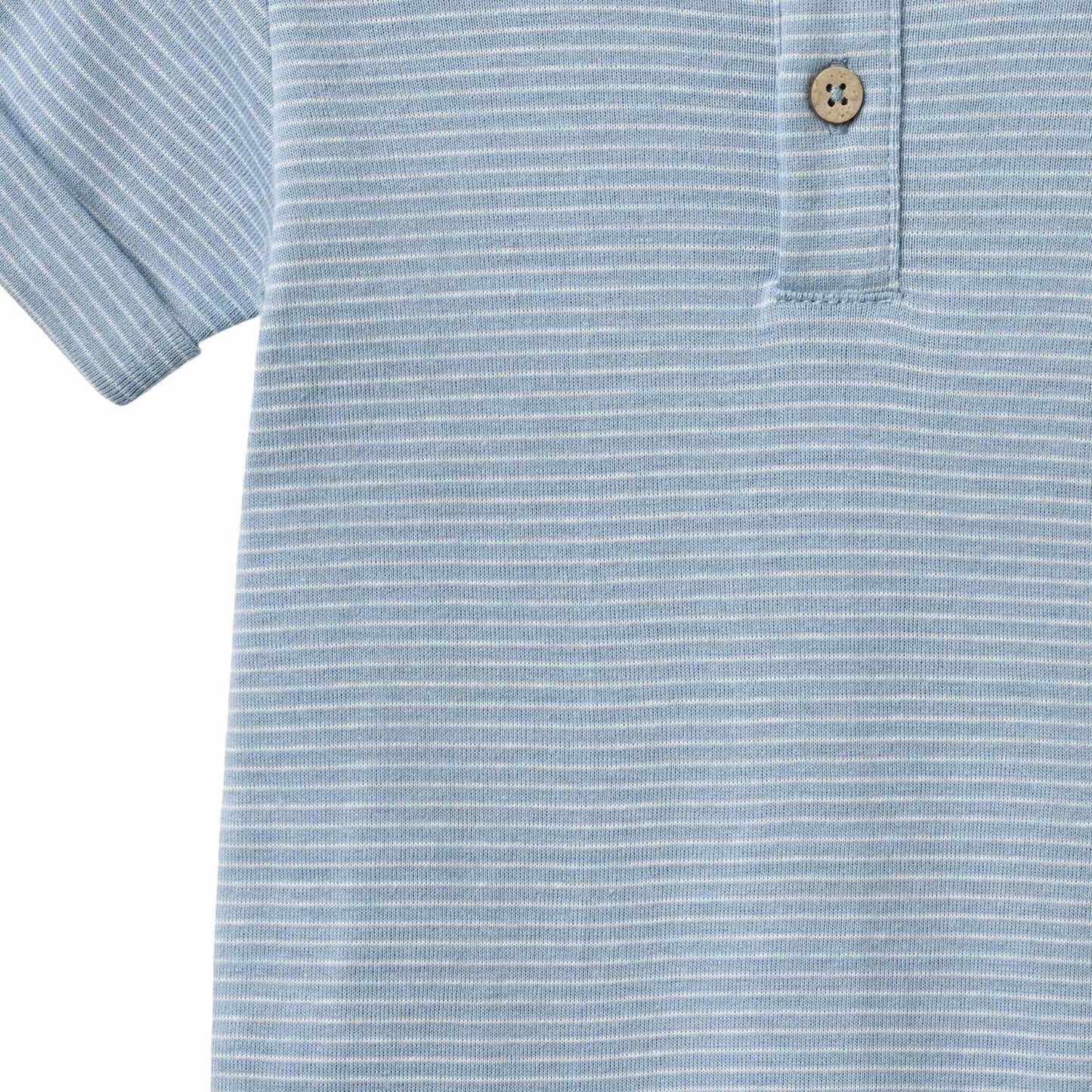 Faded Blue Stripe Romper