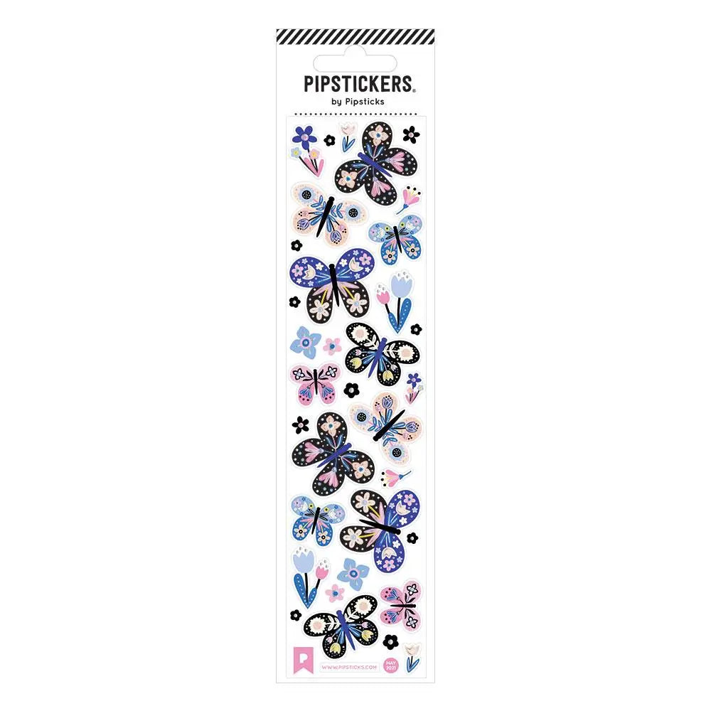 Floral Flight Butterfly Sticker Sheet