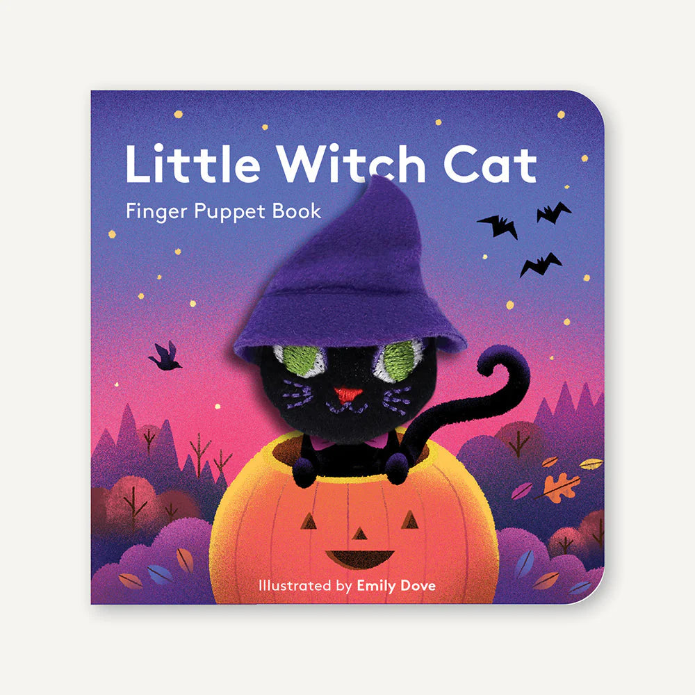 Little Witch Cat Finger Puppet Book