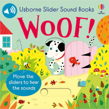Interactive pet sound book with movable sliders