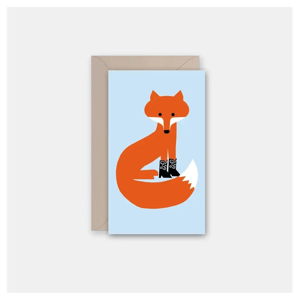 Foxy Fox Mini Card