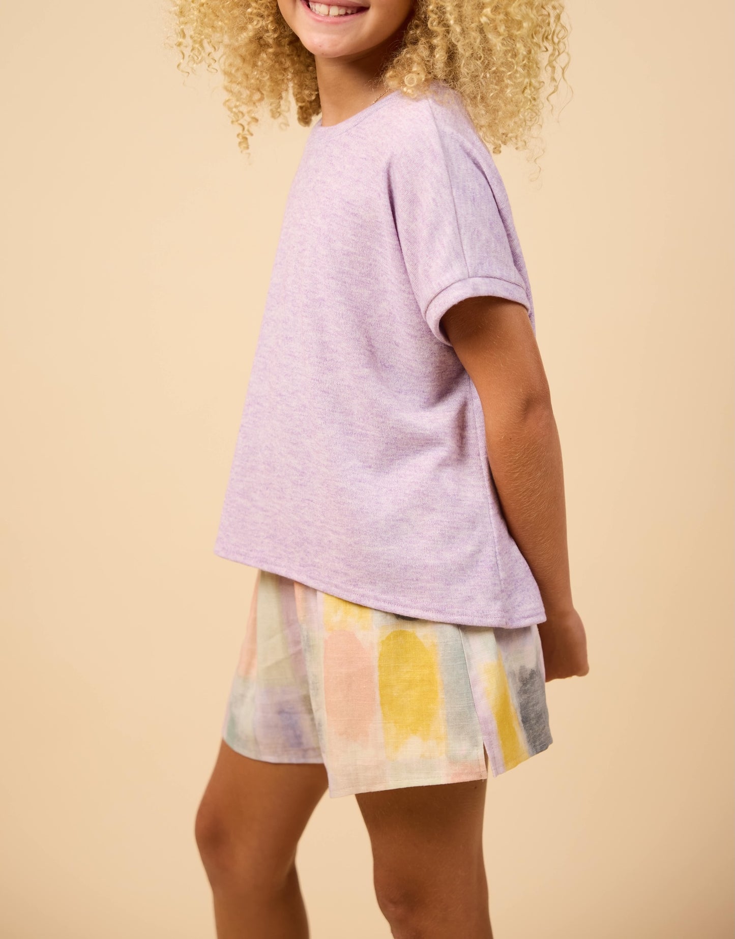 Lavender Soft Knit Top