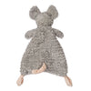 Soft recycled plush lovey for cuddles and comfort