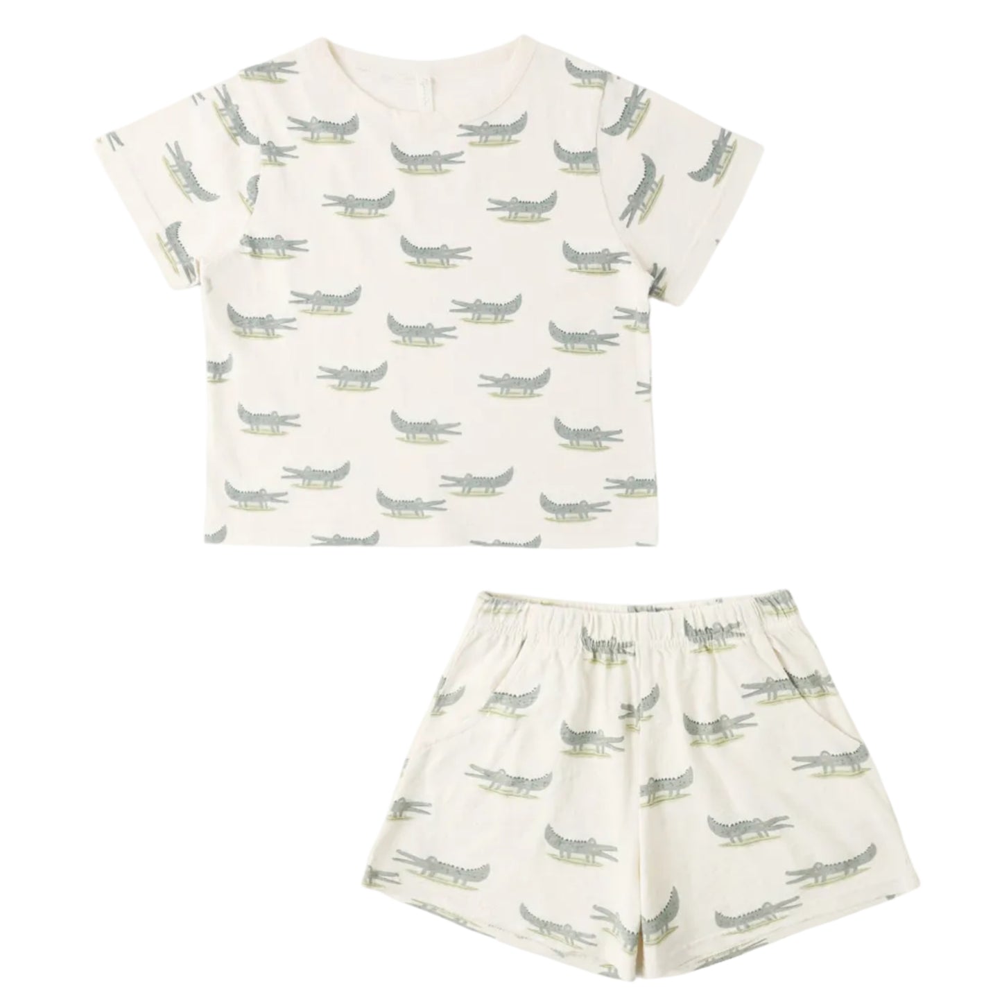 Children's play set with alligator pattern