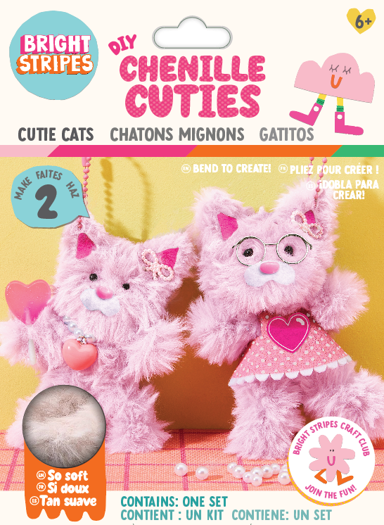 DIY Chenille Cuties Cats