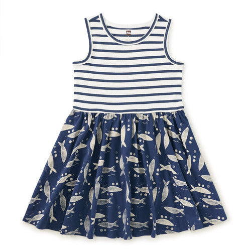 Blockprint Sardines Tank Dress – Pitter Patter