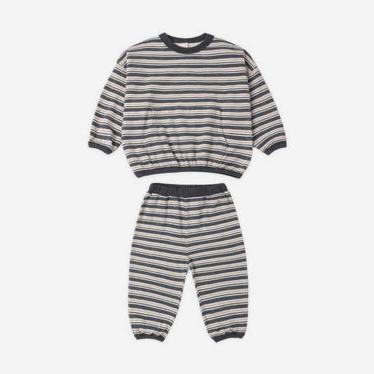 Relaxed Set Blue Stripe