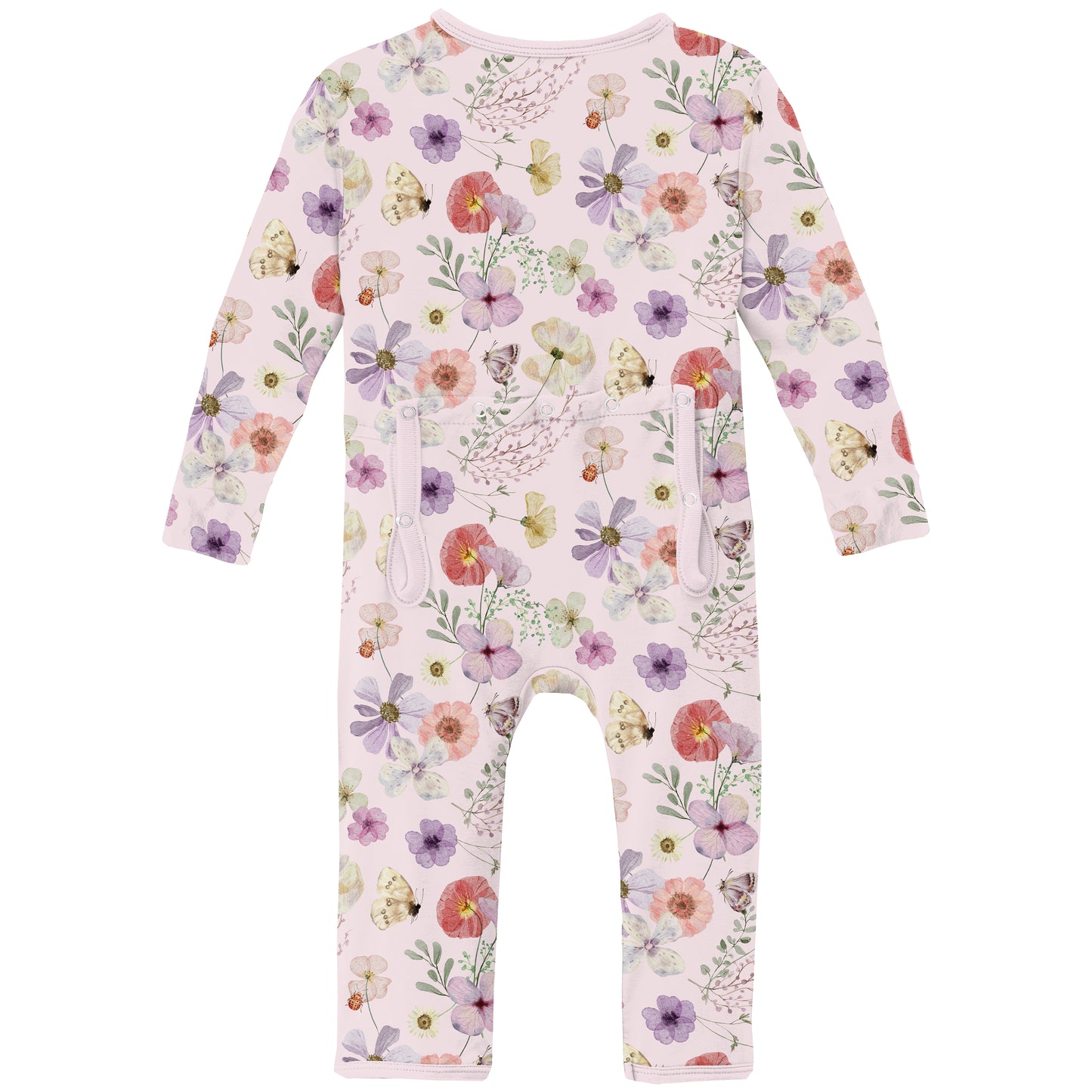 Pressed Flowers Zip Flip Romper