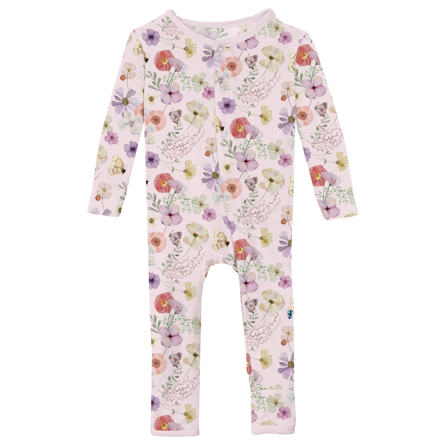 Pressed Flowers Zip Flip Romper