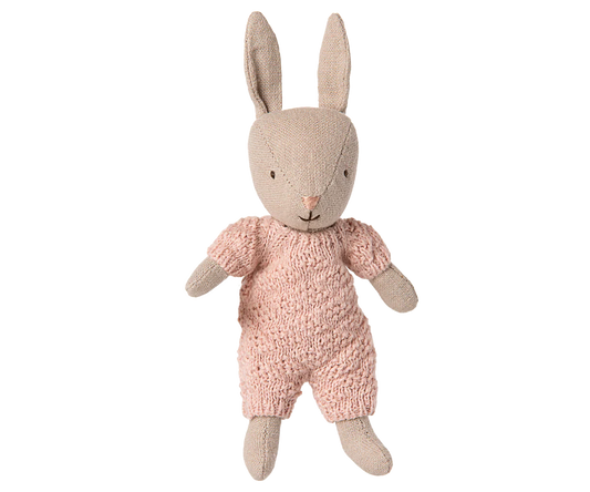 Sand Rose Knit Micro Rabbit