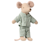 Little Brother Mouse-Lt Blue Dot PJ