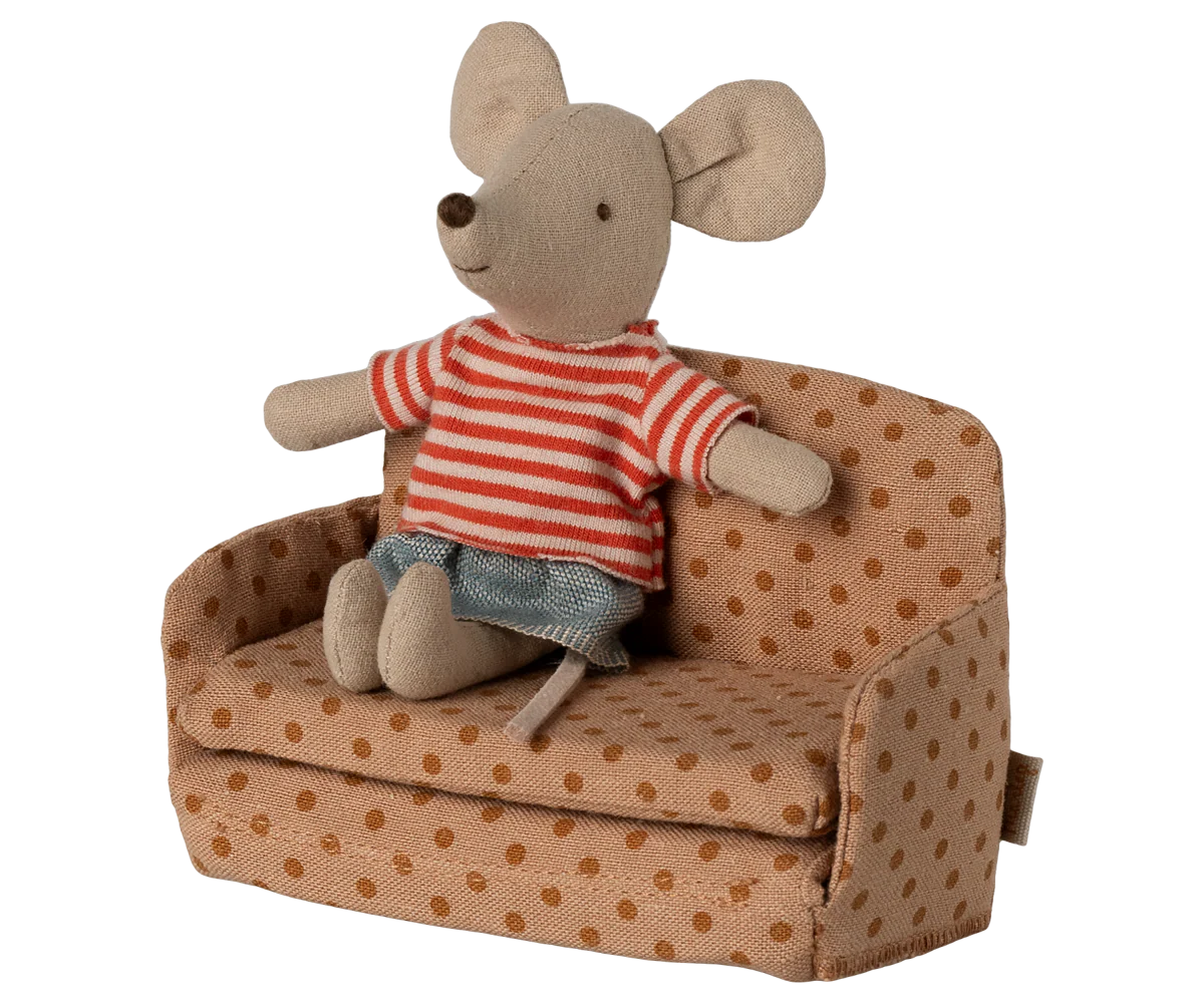 Sofa Bed - Red Dots
