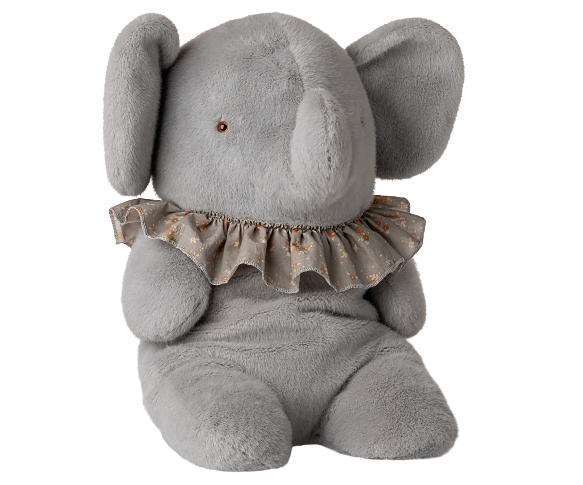 Blue/Grey Big Elephant Plush