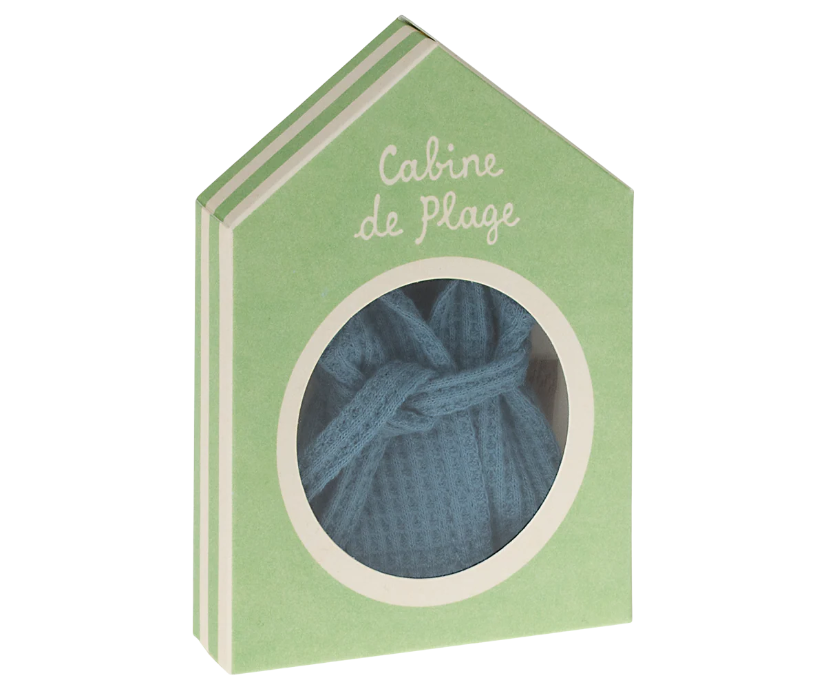 Dusty Blue Bath Robe-Dad Mouse