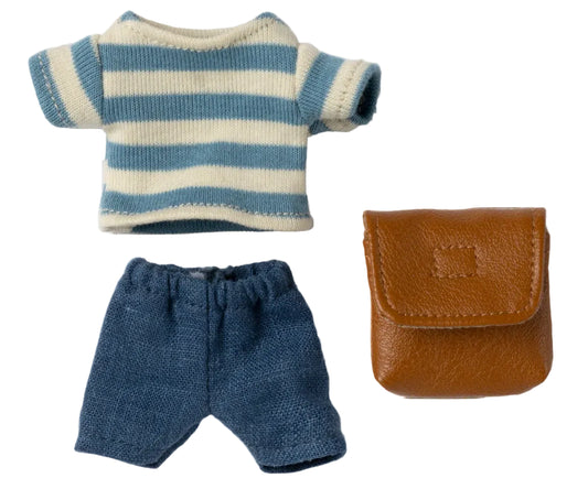 Big Bro Outfit - Blue Stripe