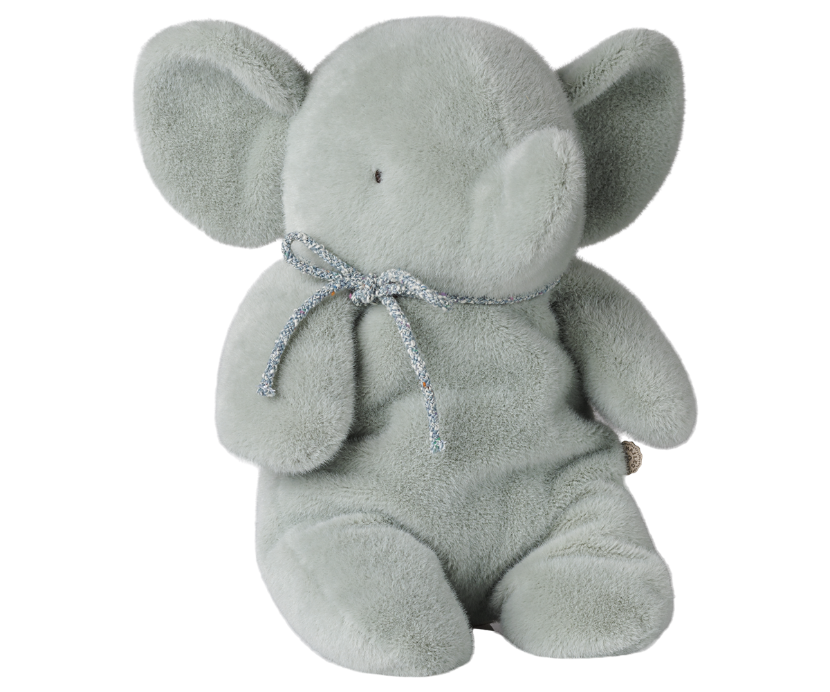 Soft Mint Medium Plush Elephant