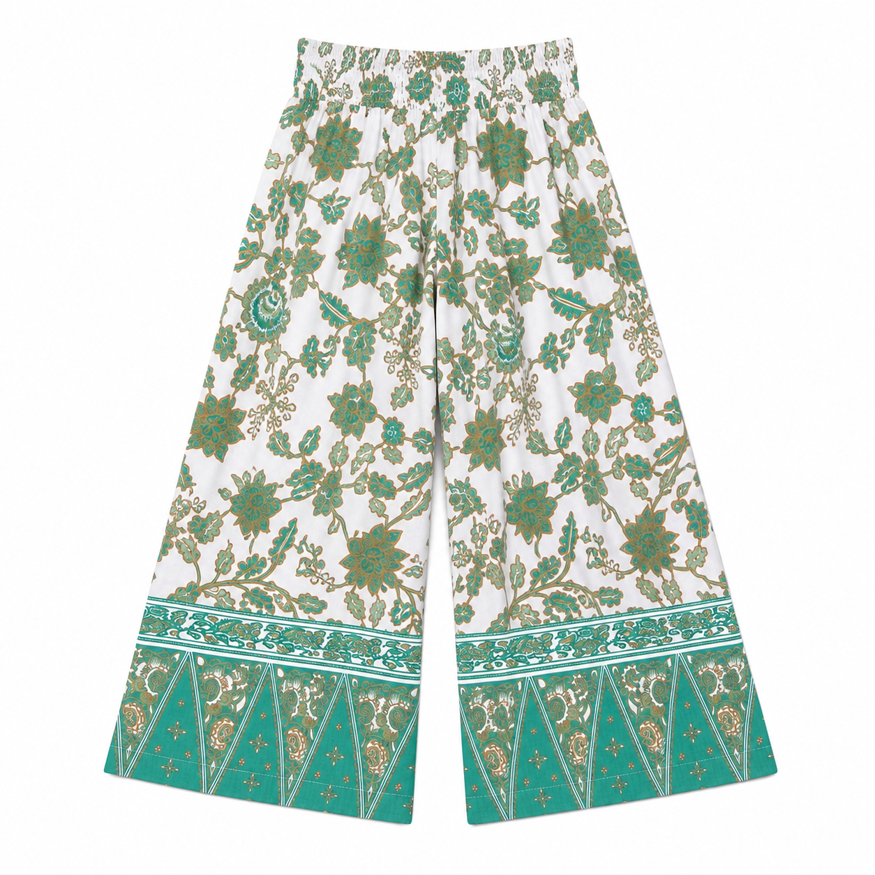 Aqua Paisley Leilani Pants