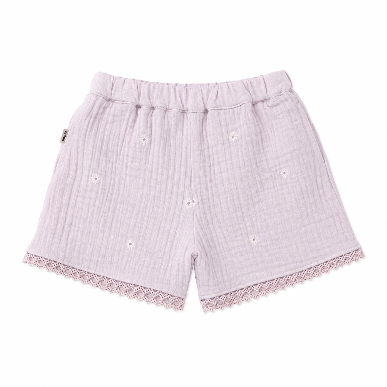 Purple Tiny Flowers Shorts