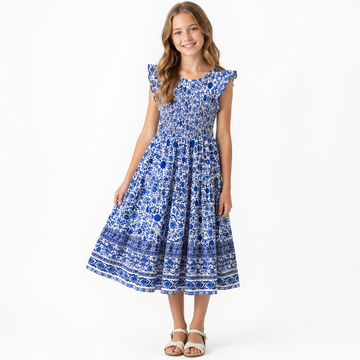Blue Luca Maxi Dress