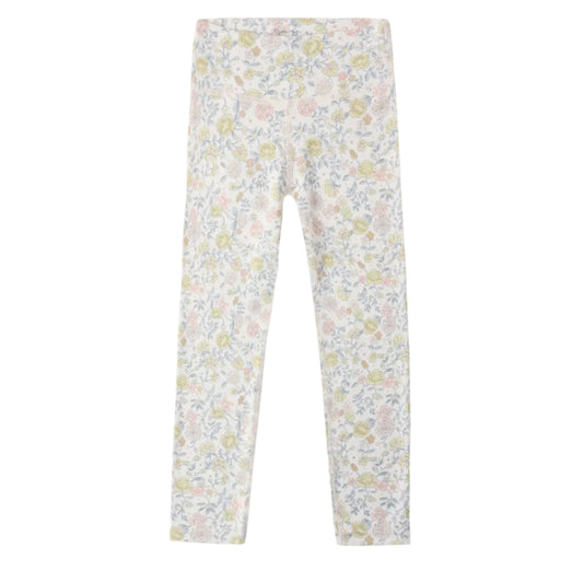 Floral patterned athletic leggings