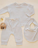Cloud Stripe Pant styled flat lay