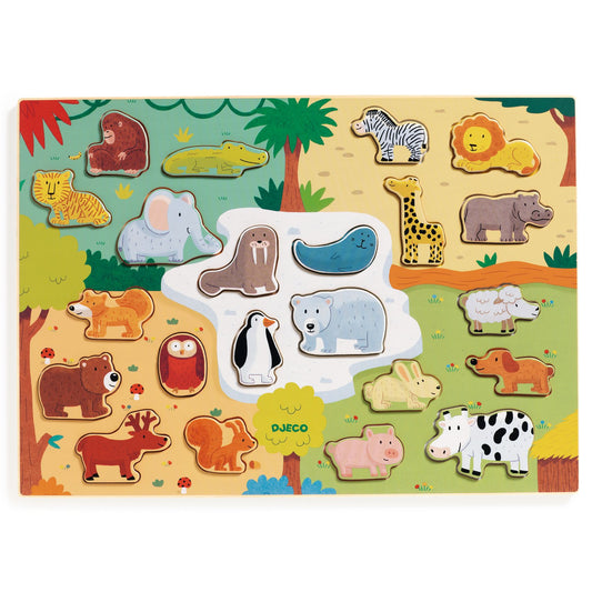 Wooden Puzzles Puzzlo Animo