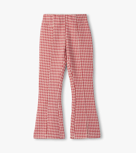 Red Houndstooth Bell Bottoms