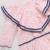 Strawberry Cream Polka Dot Raphaela Dress Set