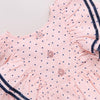 Strawberry Cream Polka Dot Raphaela Dress Set