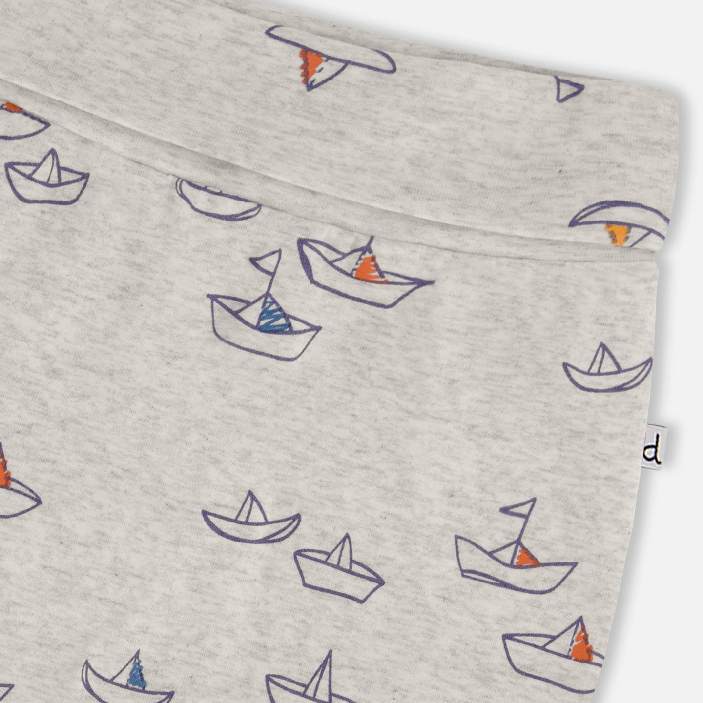 Grey Sailboat Joggers