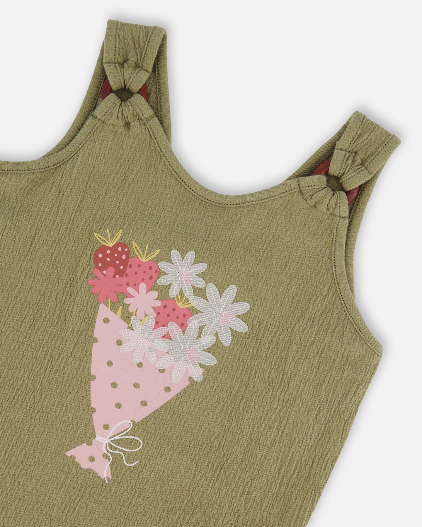 Green Bouquet Tank Top